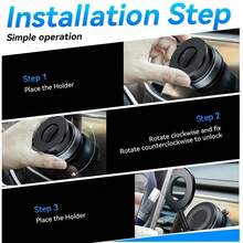 1個 360°可調式磁吸手機支架，便攜折疊車用手機架，高相容性，適用於內建 MagSafe 功能的手機，相容 iPhone 12 或以上機型，或貼有磁吸貼片之 Android 手機 - A - 查看 5