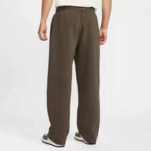 Nike Men's Comfortable Fleece-Lined Warm Basketball Straight-Leg Pants - Brown - View 4