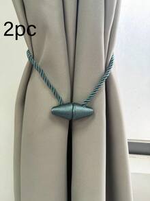 2pcs Magnetic Curtain Tie Backs, Curtain Tie Back Buckles, Curtain Fixing Hooks, Suitable For Home, Bedroom, Office Decoration Curtains - Cone Style - View 13