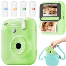 Kinder Sofortkamera, Kleinkind Digitalkamera, tragbares Spielzeug für Mädchen 3-10 Jahre alt, 1080P hochauflösende Auflösung, bestes Geschenk für Kindertag, Weihnachten, Valentinstag, Neujahr und Geburtstag - Z700 - Übersicht 14