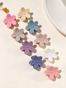 50pcs Morandi Color Mini Clips Box (Random Box Pattern, Random Clip Color) - Multicolor - View 7