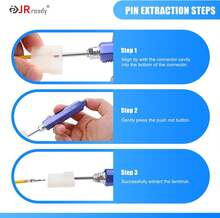 JRready ST5391 Molex Pin Extractor Tool Kit For MLX 6.35/.093u201d/.062u201d/Micro-Fit 3.0/Mini-Fit Jr Pin Removal Tool Electrical Computer - ColorA - View 4