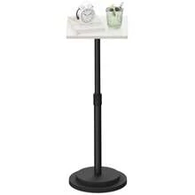 Mesa auxiliar versátil con base de metal, altura ajustable, soporte clásico para plantas de metal, para sofá, mesita de noche, sala de estar y recámara, 1 paquete,,GBZ001SW-1 - Multicolor - Ver 2