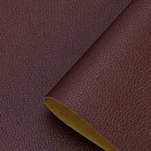 1 Self-Adhesive PVC Leather Repair Patch, Leather Repair Tape, DIY Suitable For Repairing Sofas, Chairs, Tables, Handbags, Shoes, And Motorcycle Seats - Dark Brown - View 11