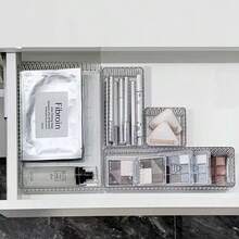 11pcs Drawer Organiser Set Clear Makeup Trays Plastic Desk Drawer Dividers Boxes - VJM0033 - View 9