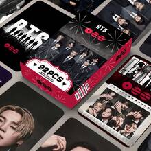 92pcs/Box , Bangtan Boys, 2.0, Photo Cards, Fan Merchandise Goods, New Album & Songs, Idol Merchandise Gift For Friends Birthday, Including 60pcs LOMO Cards + 32pcs Stickers, Celebrity Cards, Card Collection, Exquisite Decorations, Delicate Small Gifts, Holiday Gifts, Collectibles - Multicolor - View 8