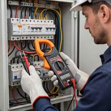 DT266 Smart Digital Clamp Meter With Auto-Ranging For Voltage And Resistance Measurement And Live Wire Detection - DT266 Digital Multimeter - View 3