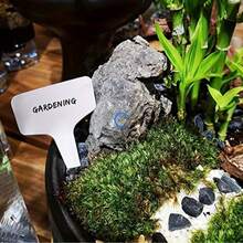 100 Durable T-Shaped Garden Labels - Weather-Resistant Plastic Plant Markers, Suitable For Indoor And Outdoor Gardens, Nurseries, Farms - Easy To Write, Rust-Proof, Reusable, Waterproof - Multi-color - View 3