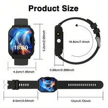 ZhiKexing 1.83 吋 HD 螢幕智慧運動手錶，附手電筒、藍牙通話、多種運動模式、久坐提醒等多功能，適合送給朋友與情侶的禮物，兼容 Android 與 iOS - 查看 6