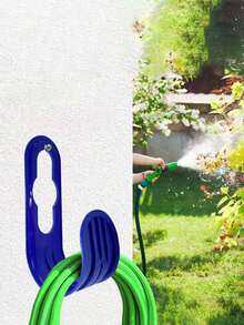 1pc/Household Wall-Mounted Garden Retractable Hose Storage Rack Outdoor Faucet Hook Garden Organizer Soft Hose Storage Rack - A - View 7