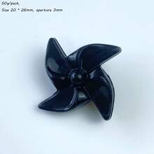 20pcs-25pcs Acrylic AB Color Windmill Beads DIY Mobile Phone Chain Keychain Bead Accessories Material Bulk Bead Wholesale - Multicolor - View 31