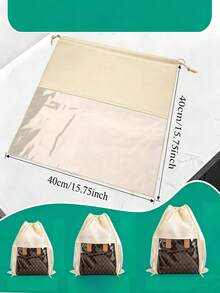 Dust-Proof Bags, Drawstring Bags, Storage Bags And Small Drawstring Pouches, Suitable For Handbags, Shoes, Wallets And Other Items - View 5