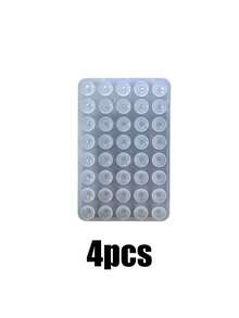 1-4pcs Silicone Adhesive Phone Holder, Non-Slip Silicone Sticky Phone Stand, Phone Case Holder, Hands-Free Phone Accessory, Selfie And Video Shooting Stand, Multi-Functional Phone Accessory, Suitable For All Models - Double-sided Suction Cup - View 46