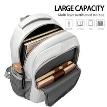 Beinuosen 1pc Boys & Girls Capybara Polyester Fabric Zipper Closure Casual Cute Backpack, Suitable For 3-8 Years Old, Daily Outings And Back To School Season - Multicolor - View 4