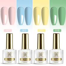 LIMEGIRL Set Kutek Gel 4 Warna, Cocok untuk Manikur Salon dan Manikur DIY di Rumah, Tahan Lama, Mudah Diaplikasikan dan Halus, Kilau Mengkilap Tinggi - MultiWarna - View 8