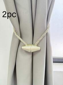 2pcs Magnetic Curtain Tie Backs, Curtain Tie Back Buckles, Curtain Fixing Hooks, Suitable For Home, Bedroom, Office Decoration Curtains - Cone Style - View 17