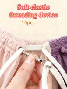 10pcs Soft Flexible Needle Threaders, High Elasticity Sewing Thread Guide Tools For Sewing, Quilting, Hand Stitching - 10 Pieces - View 9