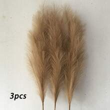 100/80/60/50/30/20/10/8/6/5/3/1pc, 97/55cm, Artificial Reed Grass, Reed, Used For Floor Vase, Vase Filler, Bohemian Country Farmhouse Home Decor, Wedding Party Decoration, Valentine's Day, Birthday, Graduation Gift - Beige Gradient - View 23