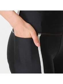 Under Armour Women's Sports Leggings Pjt Rck All Train HG Ankl Lg-BLK Fitness Running Casual Tight Long Pants - Black - View 7