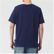 PUMA Lifestyle Series Nautical Logo Crew Neck Breathable Casual Short Sleeve T-Shirt Men's Blue - Blue - View 2