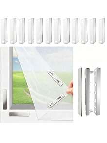 Magnetic Window Screen, Adjustable DIY Window, Innovative Magnetic Fasteners, Fine Fiberglass Mesh, Window Screen Magnets, Home Window Mosquito Screen - Multicolor 2 - View 7