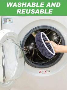 4/2/1pc Reusable Mop Cloth, Dry And Wet Flat Mop Pad, Washable, Suitable For Hardwood Floor Cleaning: Durable, High Absorbency, Suitable For Dry And Wet Cleaning, Compatible With Most Flat Mops, Mop Head Not Included | High Absorbency Material - Multi-color - View 4