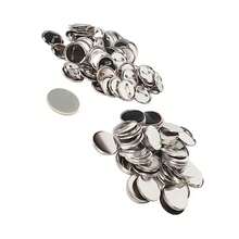 Button Making Supplies, Smoothed Lightweight 100 Sets Badge Button Parts For Crafts 50MM - 611 - View 8