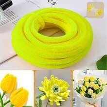 彩色管狀毛絨線 13米/捲，附150個黃色花蕊，DIY創意手工藝材料，適用節慶裝飾與藝術手工項目 - 多色 - 查看 30