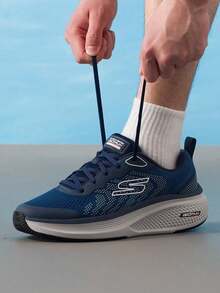 Skechers Men's Running Shoes GORUNELEVATE2.0 Supportive Stable Men's Fitness Sports Training 220848-NVY - Navy Blue - View 1
