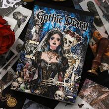 New Gothic Diary Stickers - Dark Gothic Style Stickers For Journaling Materials - Gothic Diary - View 1