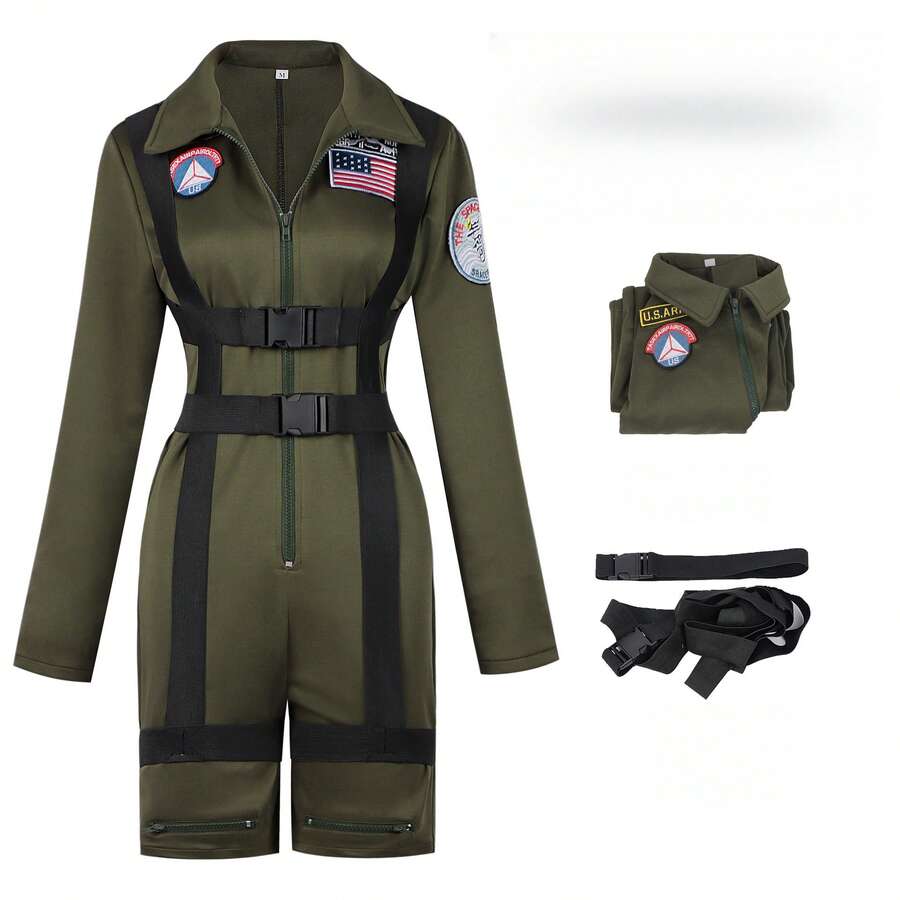 Costume Accessories Sets - Flight Suit for Women - View 1