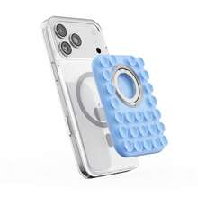 1pc Magsafe 2-In-1 Silicone Magnetic Phone Stand, Hands-Free Bracket For Live Streaming - Multicolor - View 12