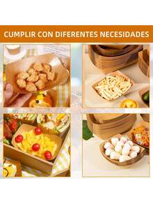Disposable Serving Trays - Brown - View 7