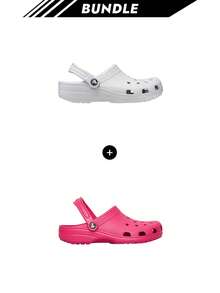 Crocs [حزمة] تشاك 70 كلاسيك للجنسين كلوج أتموسفير 10001-1FT + كلاسيك كلاسيك للجنسين كلوج فاكهة التنين 10001-6ZQ - أجواء + فاكهة التنين - مشاهدة 1