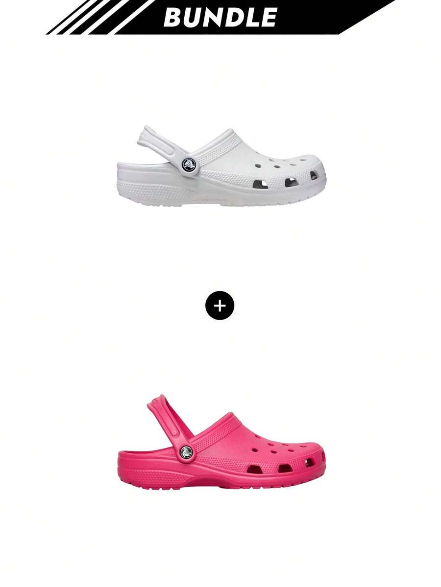 Crocs [حزمة] تشاك 70 كلاسيك للجنسين كلوج أتموسفير 10001-1FT + كلاسيك كلاسيك للجنسين كلوج فاكهة التنين 10001-6ZQ - أجواء + فاكهة التنين - مشاهدة 1