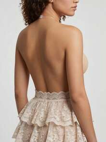 2 Packs Self-Adhesive, Halter-Style Design With A Clear, Transparent Strap That Wraps Around The Neck, Providing A Push-Up And Enhancing Effect. - Multicolor - View 3