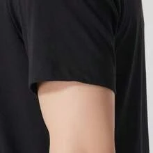 PUMA Lifestyle Series Men's Black Breathable Casual Minimalist Short Sleeve T-Shirt - Black - View 4