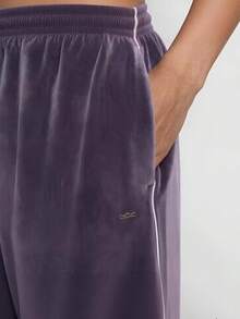 Nike Simple Comfortable Warm Versatile Mid-Rise Drawstring Straight-Leg Men's Pants - Purple - View 4
