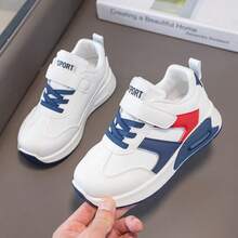 1 par de zapatos deportivos de moda 2026, zapatos casuales estilo universitario para niños, adecuados para todas las estaciones - Azul - Ver 4