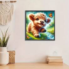 1pc - DIY Handmade 5D Diamond Painting Kit, Suitable For Adults And Beginners, Craft Supplies, Applicable For Living Room, Bedroom, Office, Wall Decor Art. - round diamond - View 5