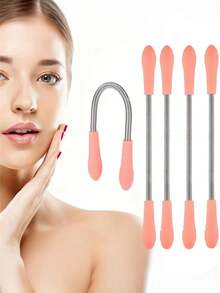 1pc Facial Hair Removal Stick, Painless Waterproof Facial Hair Remover For Women, Odorless, Suitable For Facial Peach Fuzz And Upper Lip Hair, Easy To Use - A - View 3