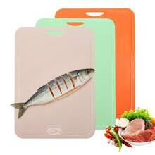 1pcFood-Grade TPU Cutting Board, Mildew-Proof Double-Sided Cutting Board With Hanging Holes, Separate Raw And Cooked Kitchen Preparation Board, Special For Cutting Fruits, Vegetables And Meat, Easy To Clean With One Flush, And Odor-Free Househol - 1pc Green - View 1