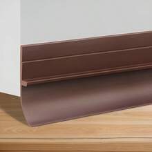 1pc 0.9mX3.5cm PVC Door Bottom Seal Strip, Self-Adhesive Soundproof Windproof Dustproof Gap Sealer For Glass Window Bedroom Home - A - View 12