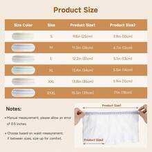 10pcs/Pack CARER Mesh C-Section Recovery Underwear, Elastic Care Shorts, High Waist Disposable Maternity Panties - White - View 10