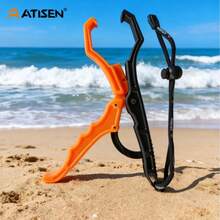 Fish Landing Grip, Fish Control Pliers, Plastic Floating Fish Holder, Fish Gripper, Fish Landing Tool, Fishing Tackle - Square-head Orange and Black Fish Gripper - View 1