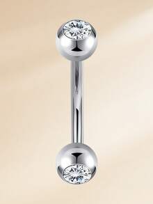 CIZME 14G 女款小號肚臍環 316L 不鏽鋼螺紋肚臍環 Rook 穿刺飾品彎棒 - Belly Rings - 查看 5