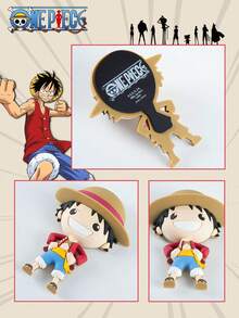 1PC Netflix Officially Licensed ONE PIECE 3D PVC Fridge Magnet  Roronoa Zoro And  Classic Character Design Sturdy Ornament For Refrigerators Kitchen Cabinets Office Lockers Perfect Birthday Holiday Gift For Fans And Collectors - One Piece - View 10
