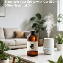 500ml Fragrance Diffuser Oil, Flameless Aroma Diffuser Refill Liquid, Suitable For Ultrasonic Aroma Diffusers, Diffusers, Reed Diffusers, Flameless Aroma Diffusers (30% Concentration, Most Products On The Market Are 4%-6%). Hotel Premium Flameless Aroma Diffuser Oil Reed Diffuser Sticks - one-size - View 5