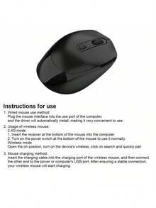 2.4GHz Silent Wireless Mouse For Laptop & Office - Multicolor - View 11