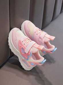 New Girls' Sports Shoes, And Fashionable, Minimalist Style, Lightweight Outdoor Running Shoes For Girls - Multicolor - View 2